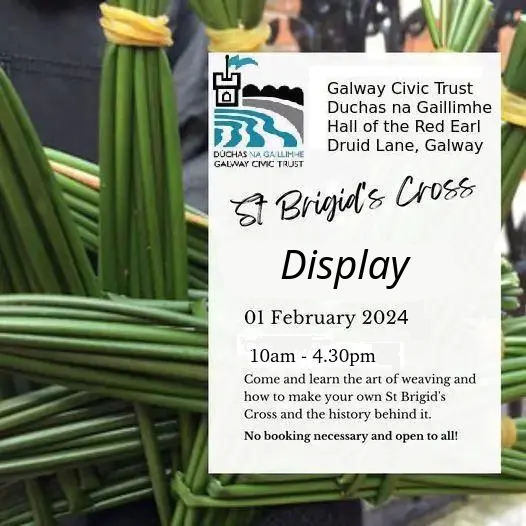 St Brigid’s Cross Display at Hall of the Red Earl, Thursday 1st ...